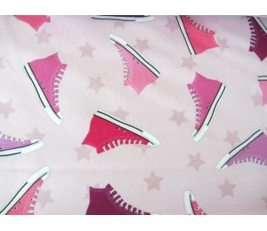 REST 40cm Jersey Sneakers - grau rosa